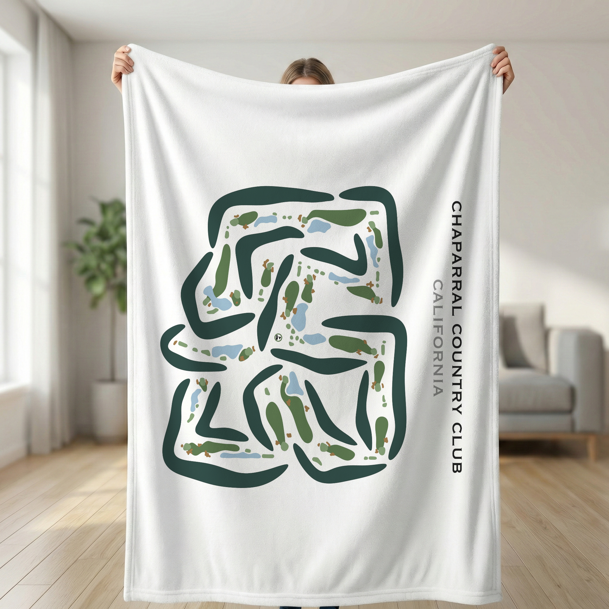 Chaparral Country Club, California - Printed Golf Courses