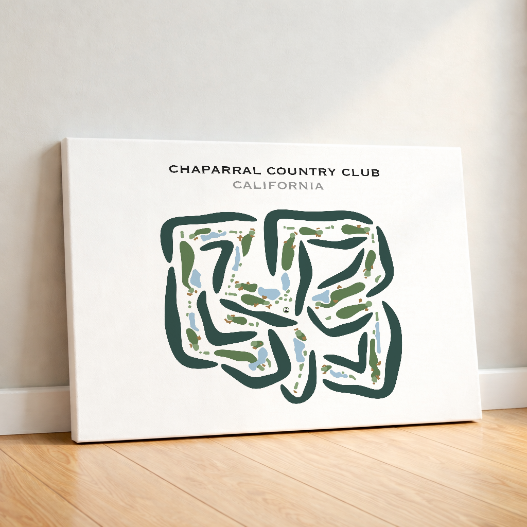 Chaparral Country Club, California - Printed Golf Courses