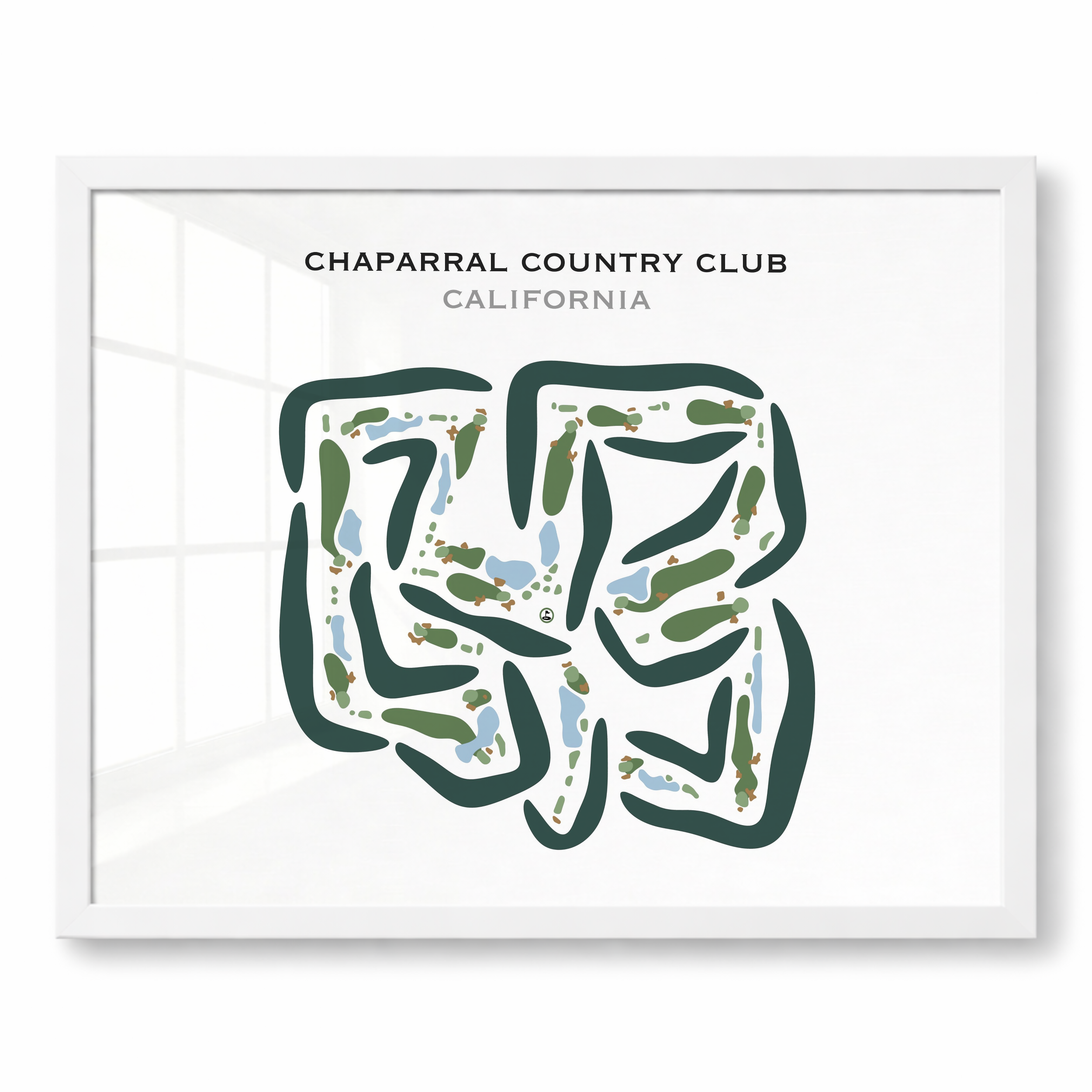 Chaparral Country Club, California - Printed Golf Courses