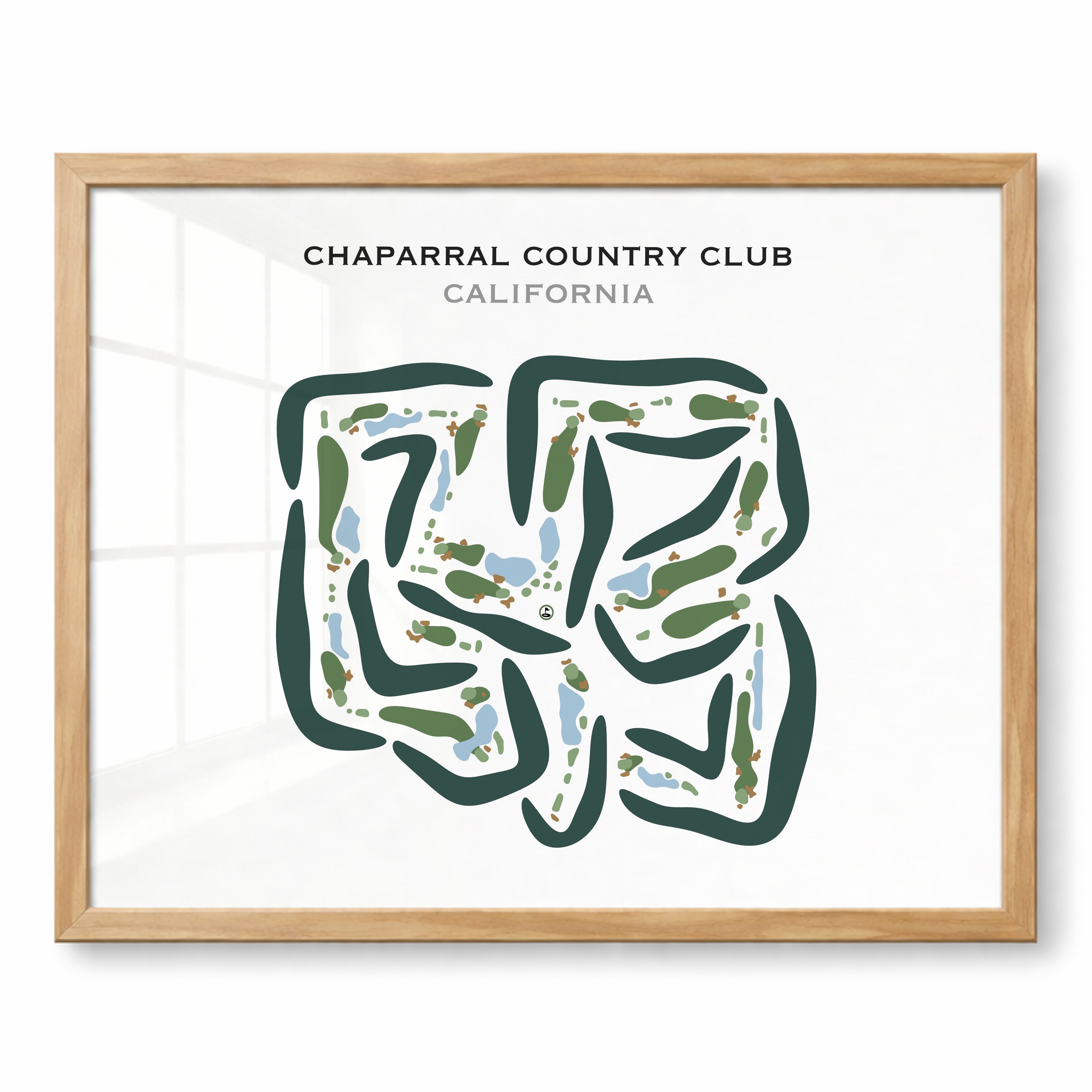 Chaparral Country Club, California - Printed Golf Courses
