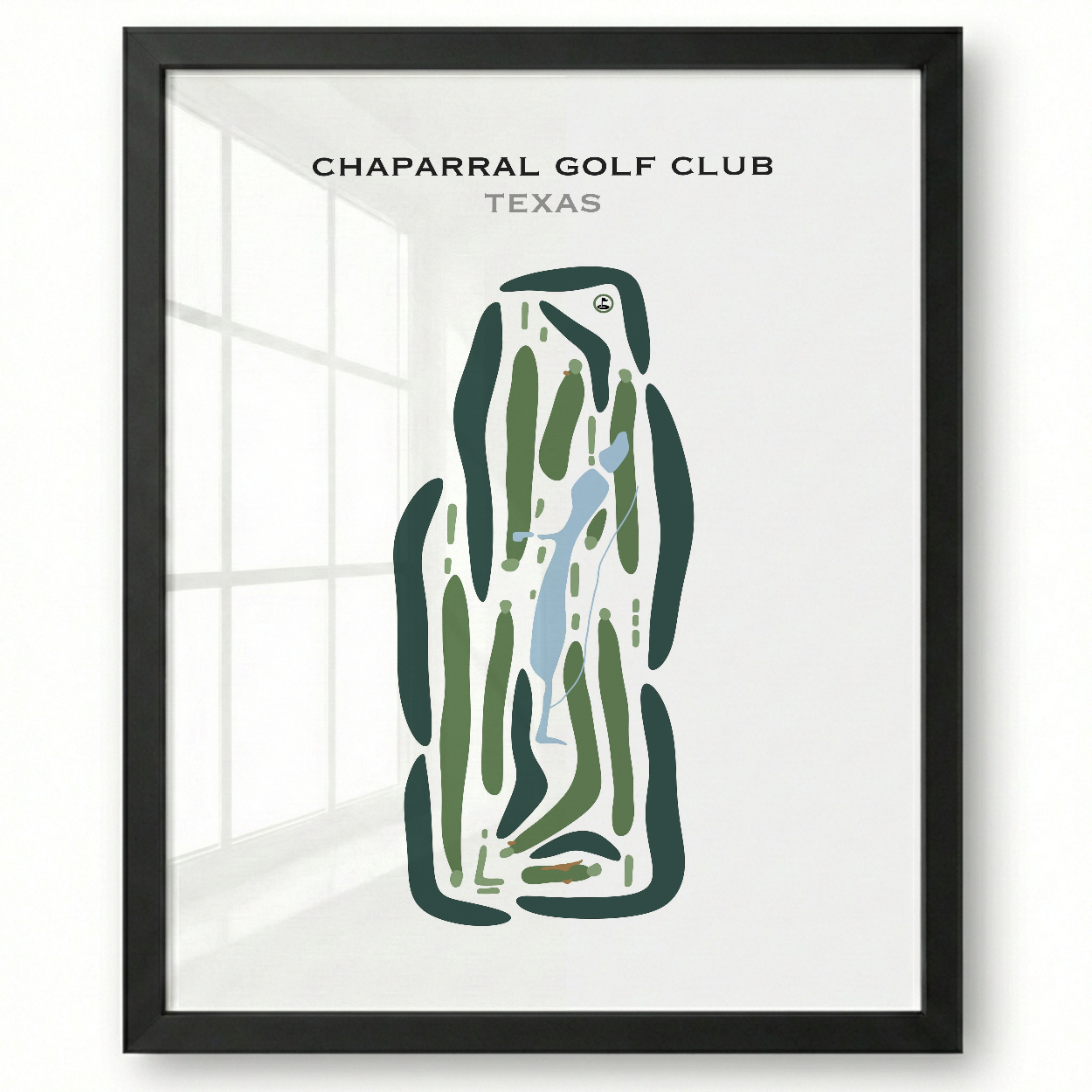 Chaparral Golf Club, Texas - Printed Golf Courses