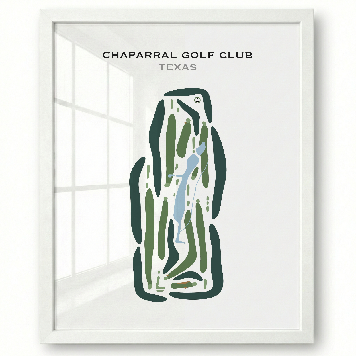 Chaparral Golf Club, Texas - Printed Golf Courses