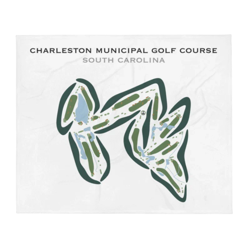 Charleston Municipal Golf Course, South Carolina - Printed Golf Courses