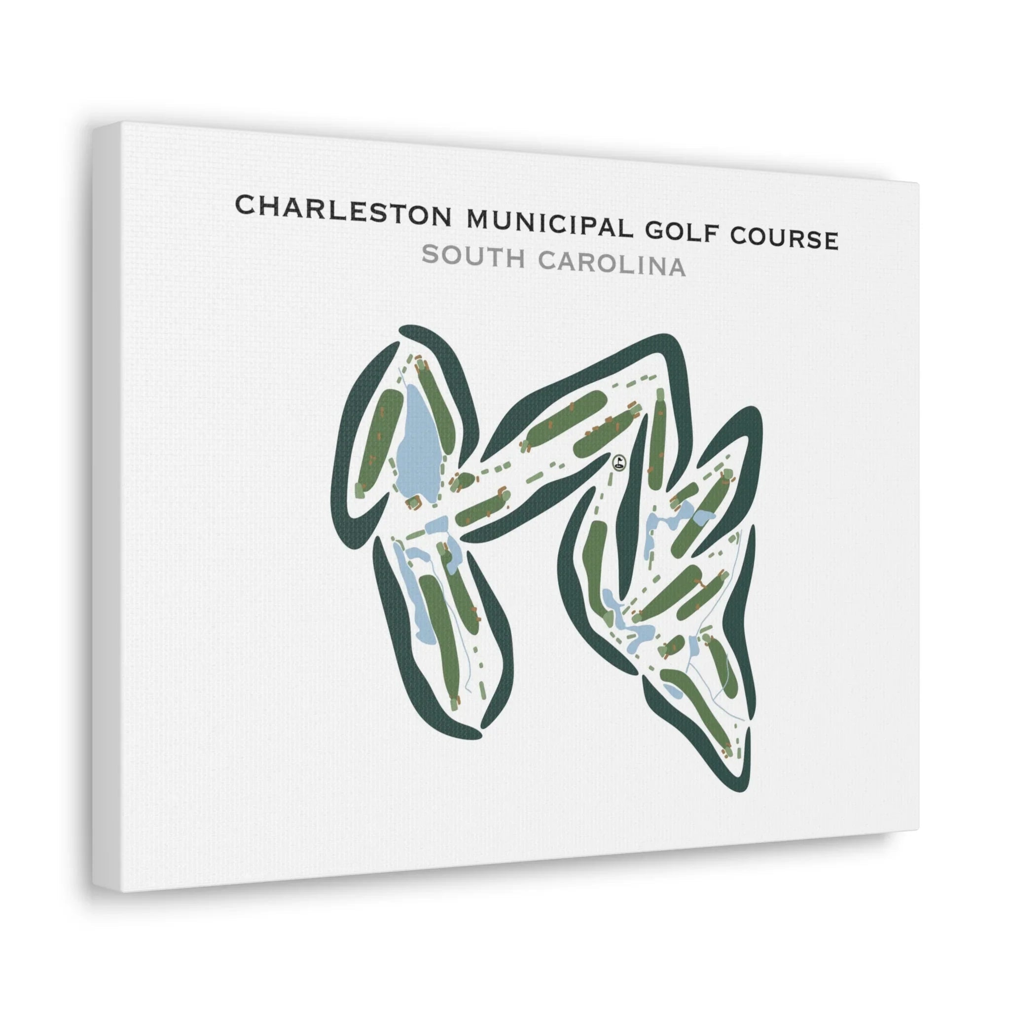 Charleston Municipal Golf Course, South Carolina - Printed Golf Courses