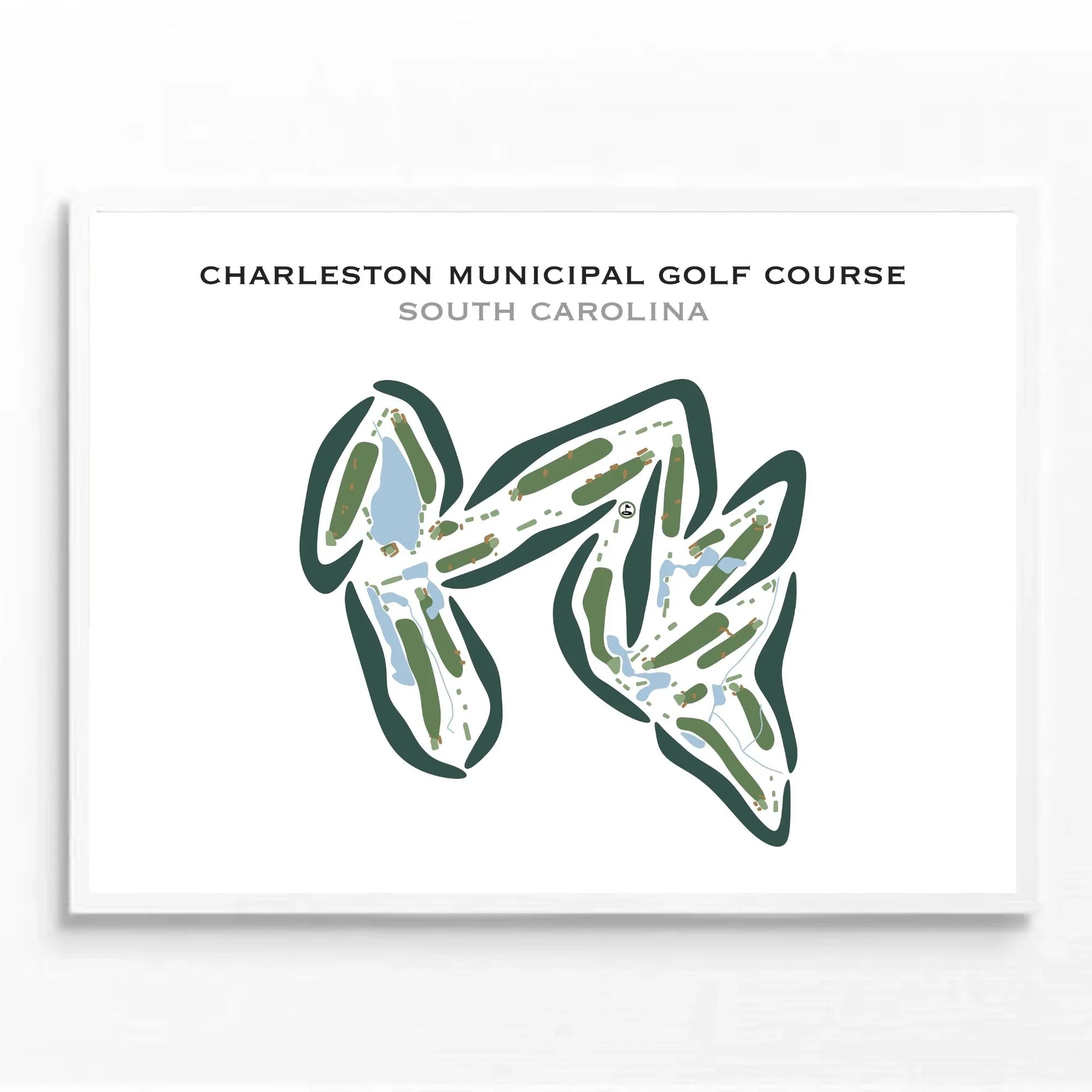 Charleston Municipal Golf Course, South Carolina - Printed Golf Courses