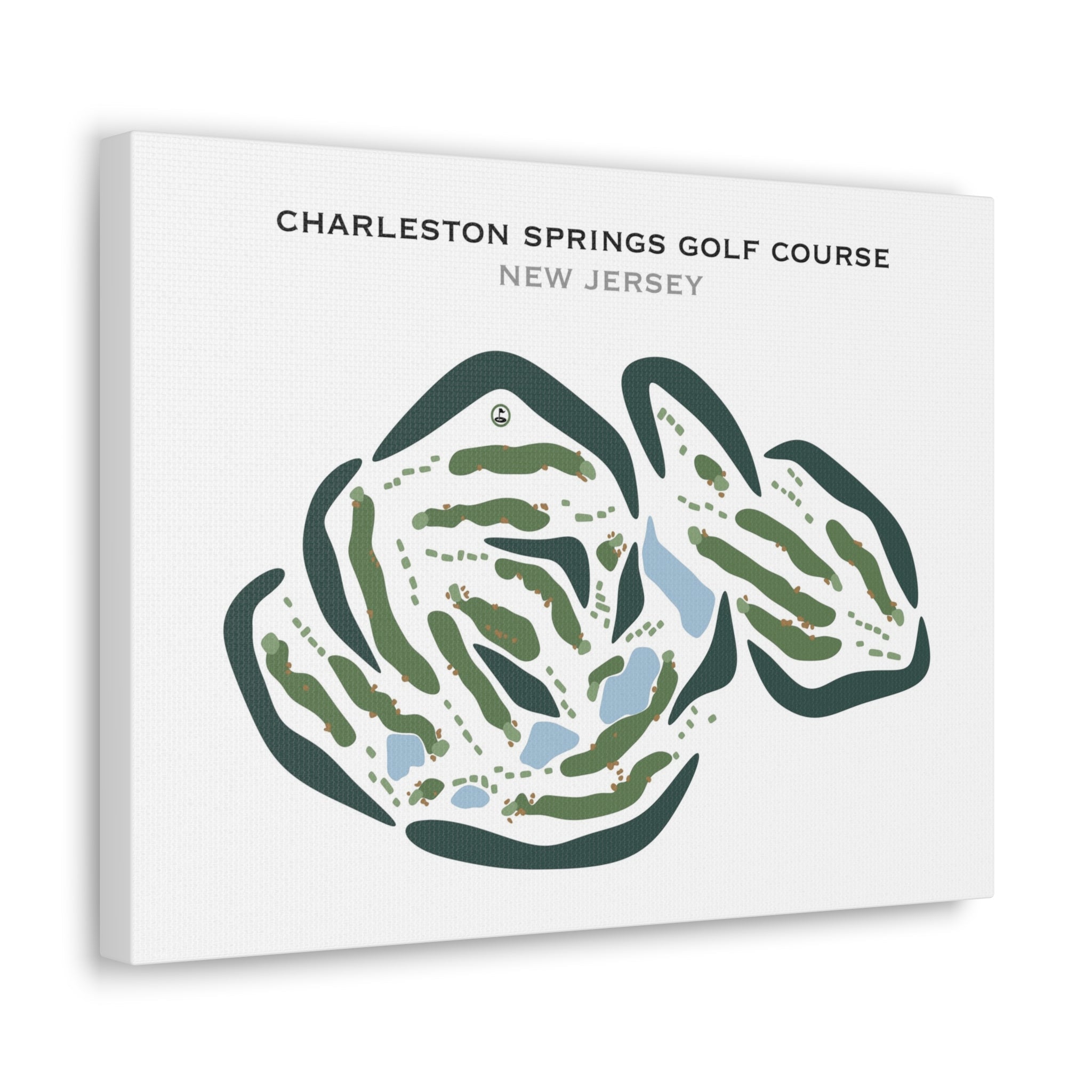 Charleston Springs Golf Course, New Jersey - Printed Golf Courses