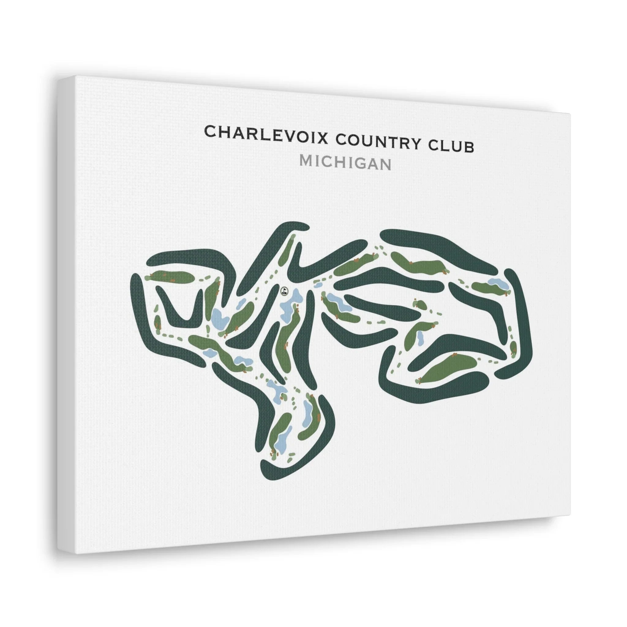 Charlevoix Country Club, Michigan - Printed Golf Courses