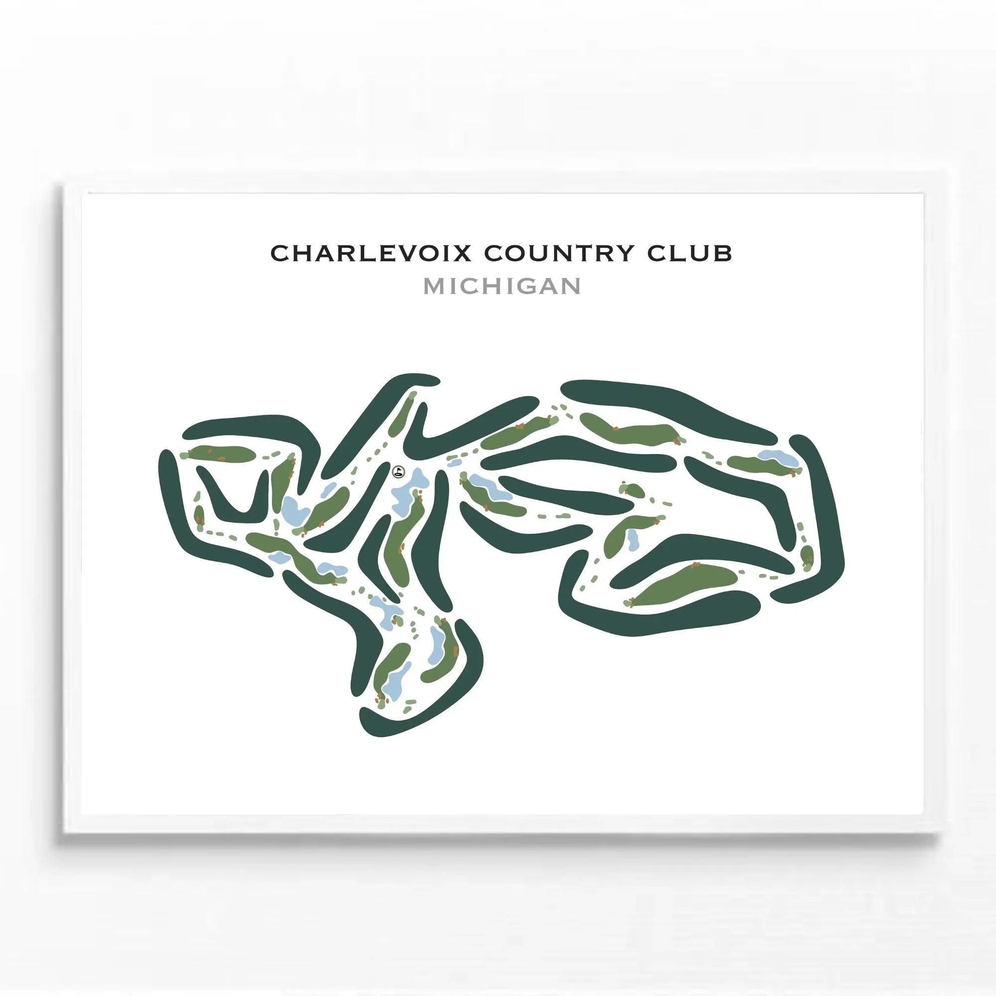 Charlevoix Country Club, Michigan - Printed Golf Courses