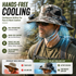 LITEGUEST Solar Fan Cooling Hat | Solar Powered UPF50+ Outdoor Cooling