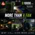 LITEGUEST 3-in-1 Cooling Fan, Power Bank & LED Light