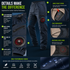LITEGUEST Fan Cooling Pants | USB Powered Active Cooling for Outdoors