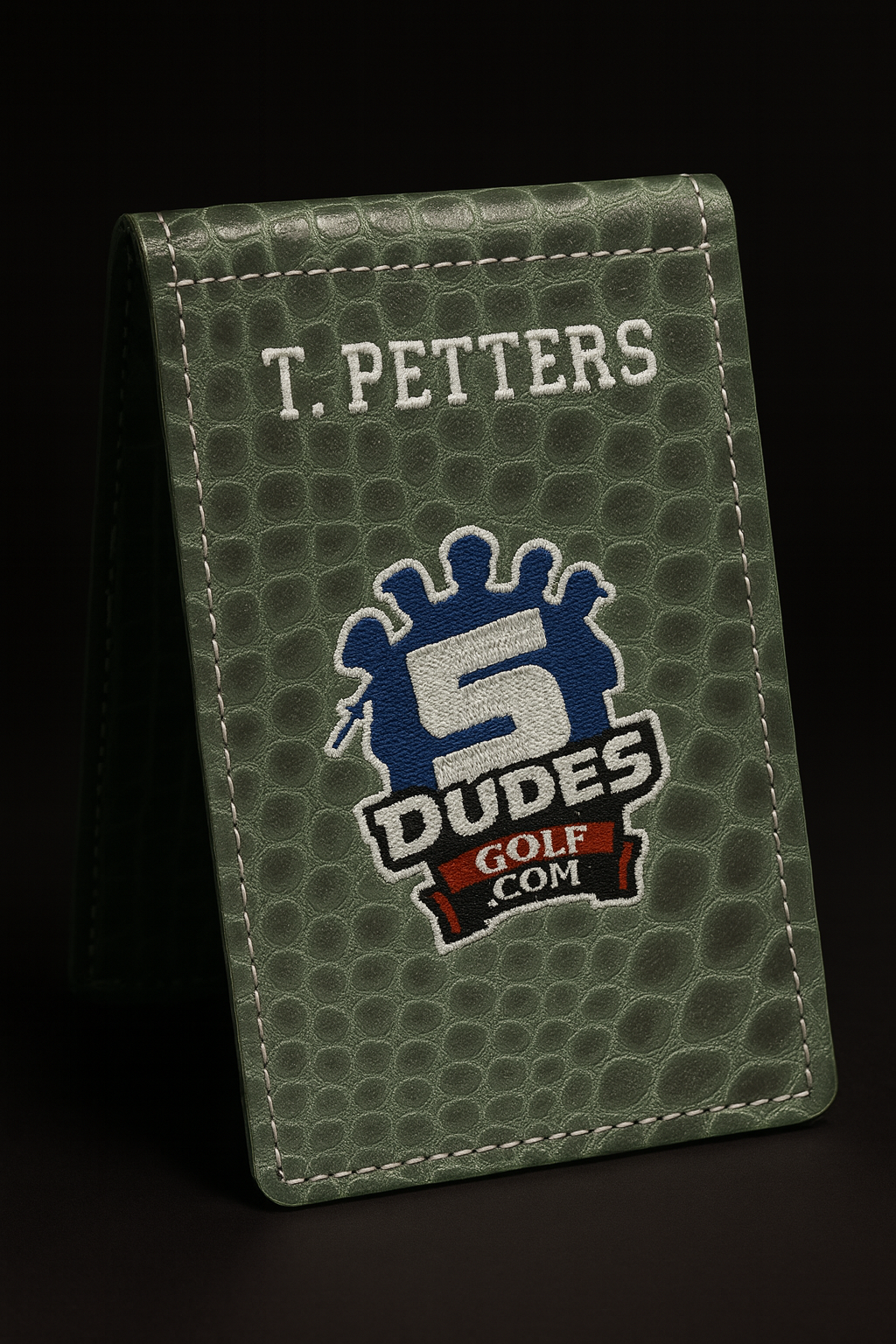 Exotic Skin Embossed Yardage Book Cover