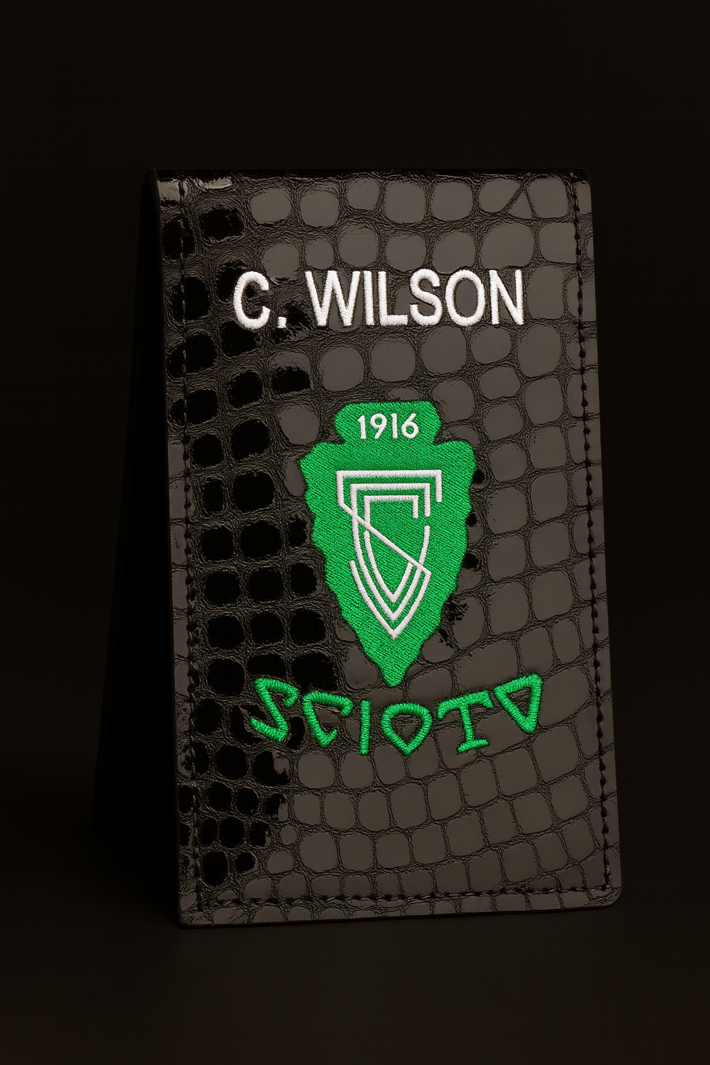 Exotic Skin Embossed Yardage Book Cover