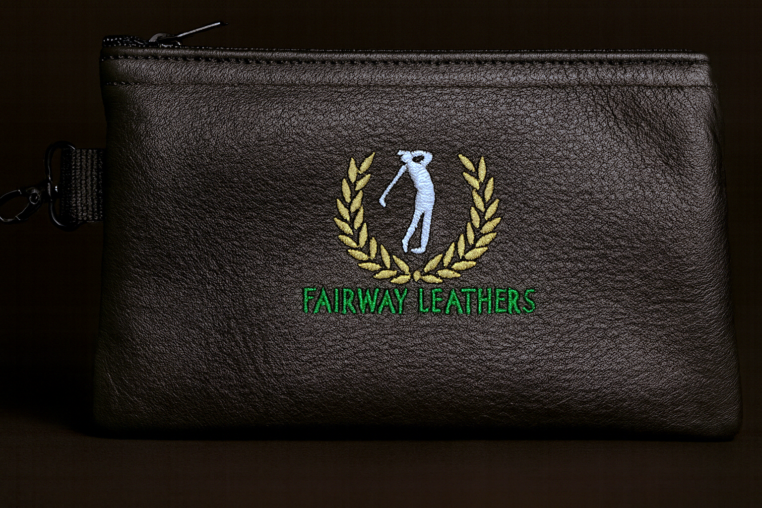 Leather Zipper Pouch