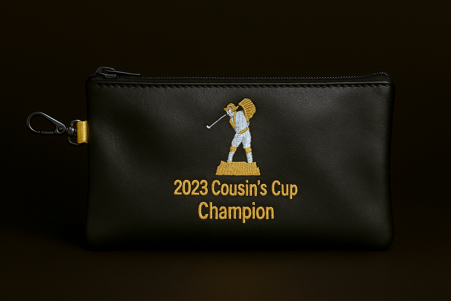 Leather Zipper Pouch