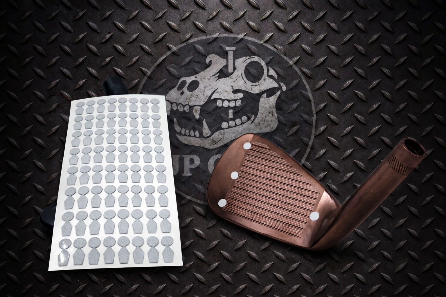 Reflective dots with install tabs for Foresight GC2 with HMT, GC3, Hawk, GCQuad, GCQuad MAX, or BLP club data 400 pack