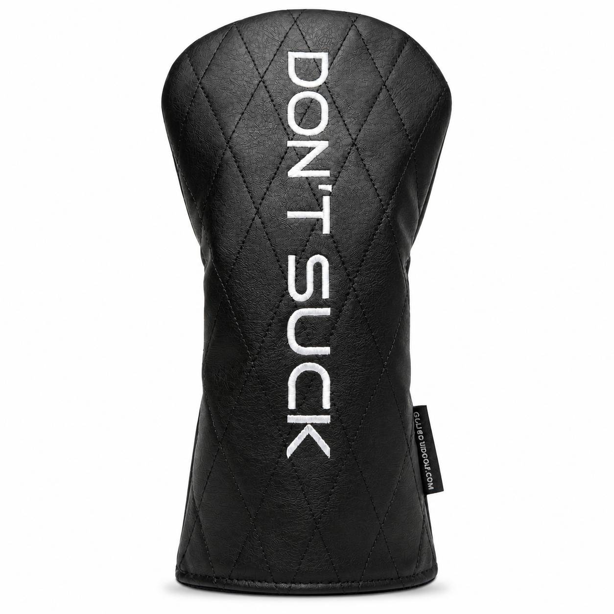 Don’t Suck™ Driver Headcover — Premium Black Diamond Quilted Fit (460cc)