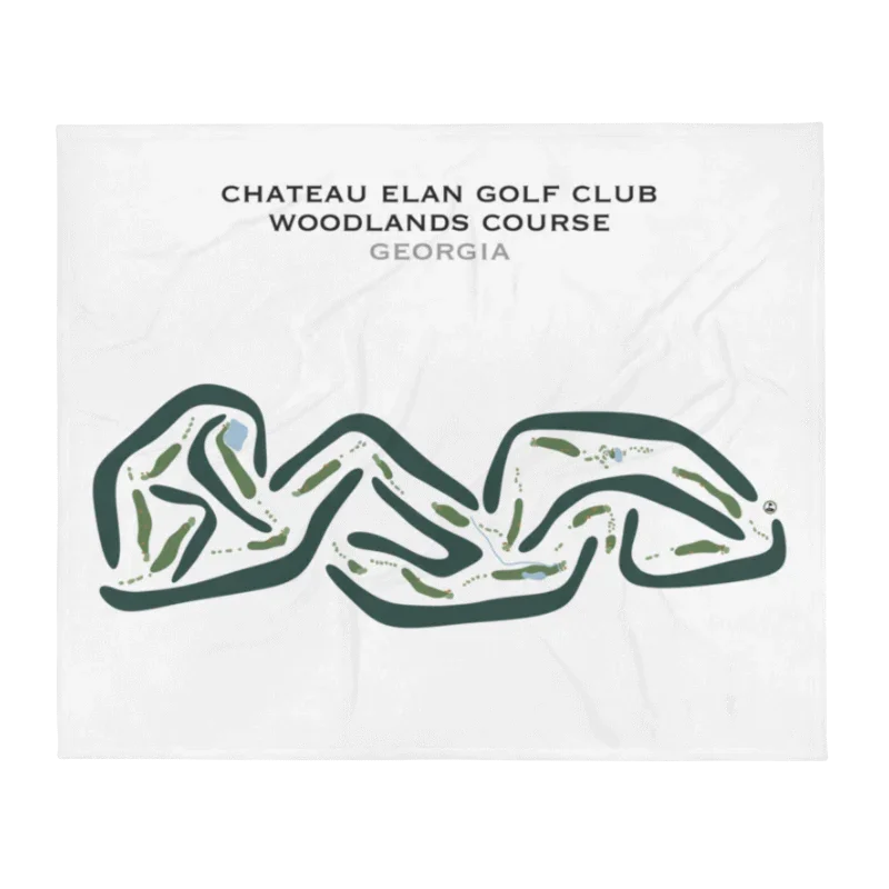 The Chateau Elan Golf Club - Woodlands Course, Georgia - Printed Golf Courses