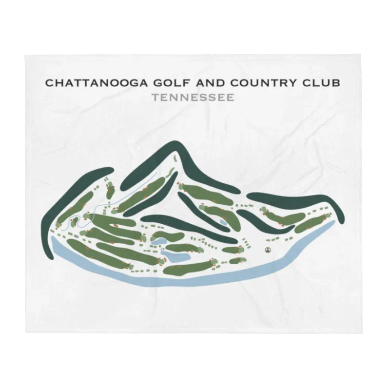 Chattanooga Golf and Country Club, Tennessee - Printed Golf Courses