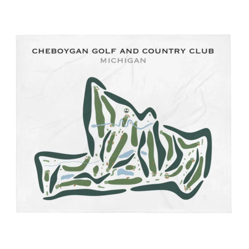 Cheboygan Golf & Country Club, Michigan - Printed Golf Courses
