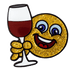 Emoji Cheers Smiley Face Glitter Ball Marker & Hat Clip by ReadyGOLF