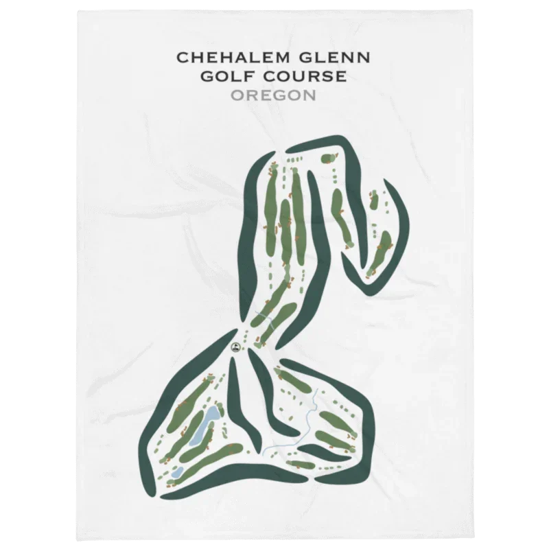 Chehalem Glenn Golf Course, Oregon - Printed Golf Courses