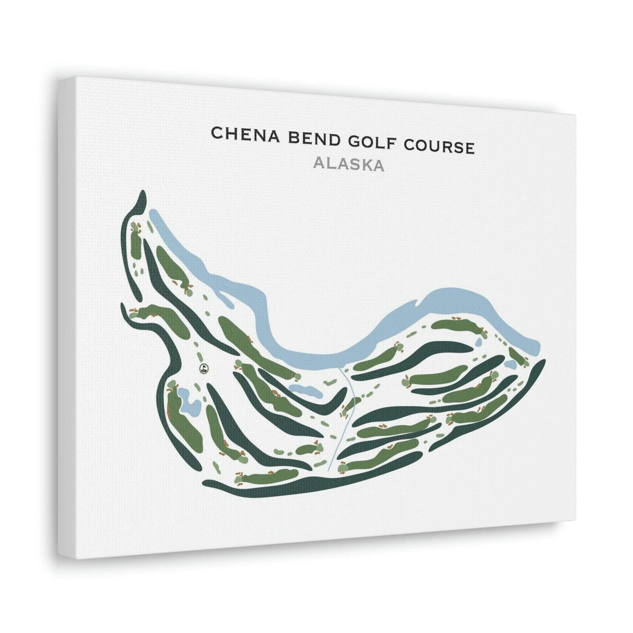 Chena Bend Golf Course, Alaska - Printed Golf Courses