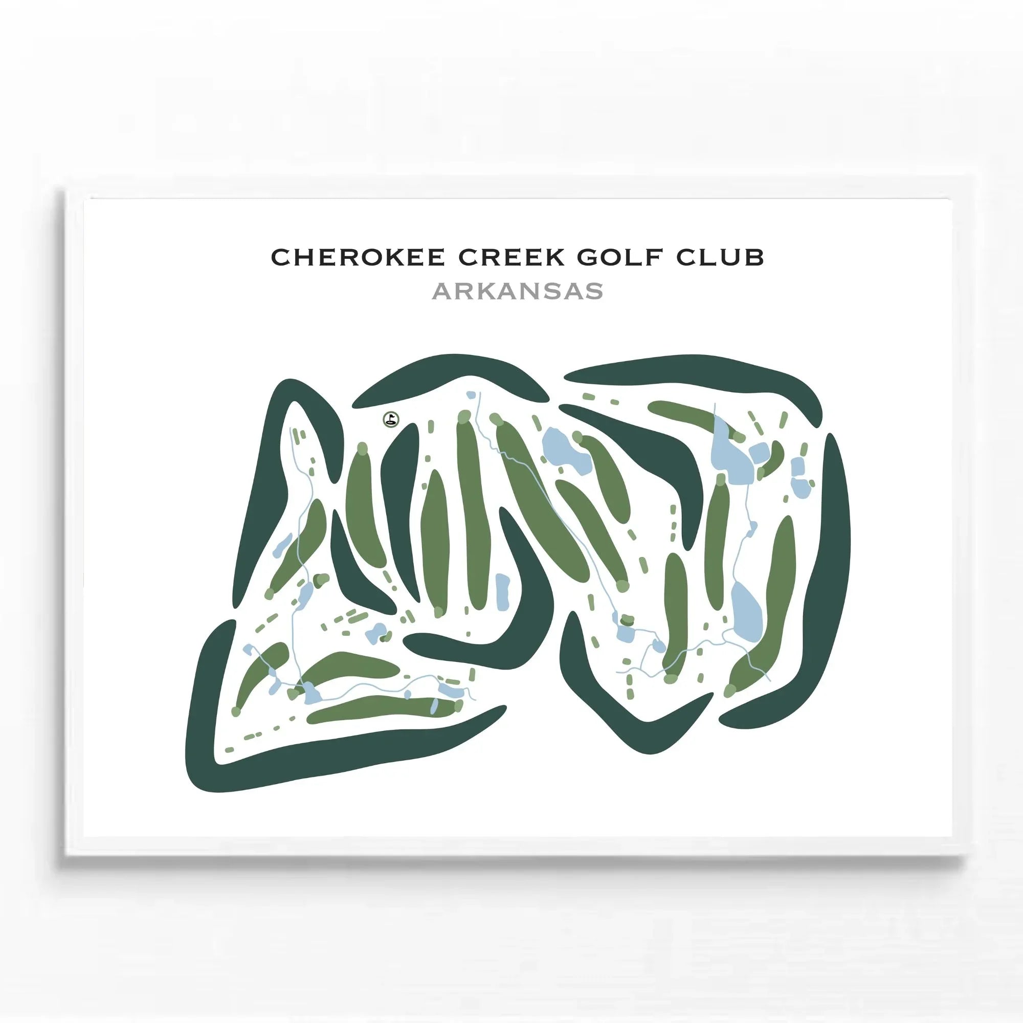 Cherokee Creek Golf Club, Arkansas - Printed Golf Courses