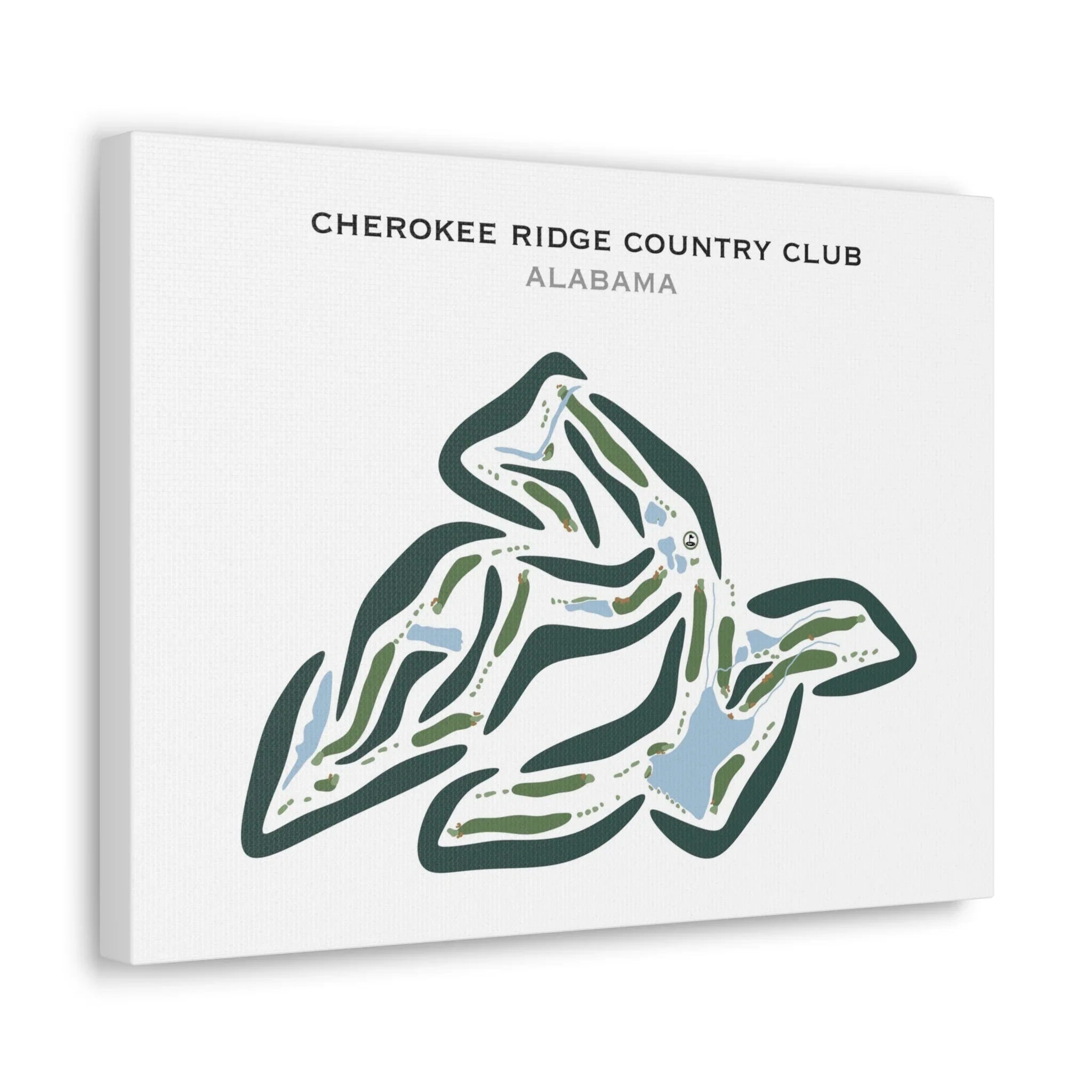 Cherokee Ridge Country Club, Alabama - Printed Golf Courses