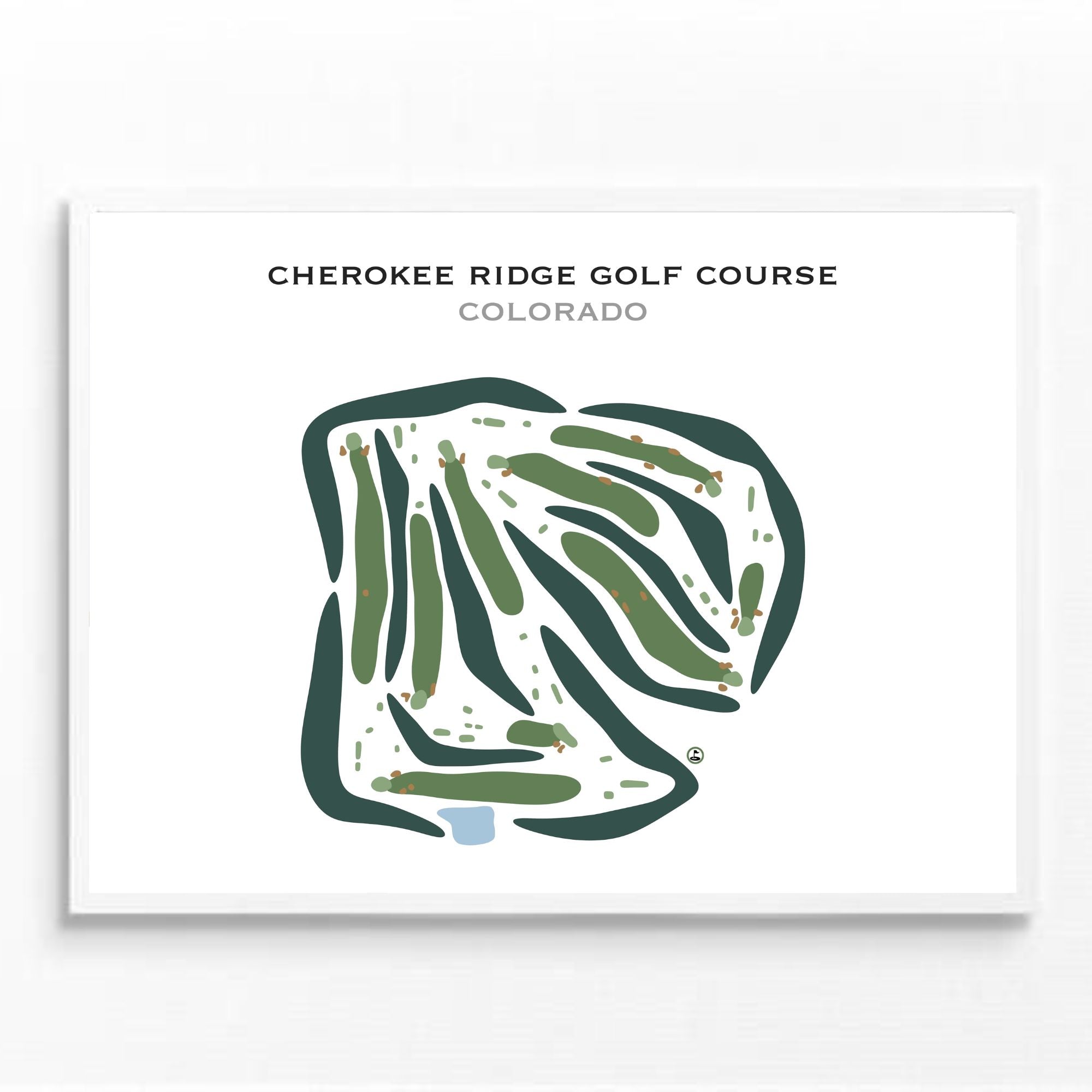 Cherokee Ridge Golf Course, Colorado - Printed Golf Courses
