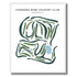Cherokee Rose Country Club, Georgia - Printed Golf Courses