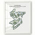 Cherokee Town & Country Club, Georgia - Printed Golf Courses