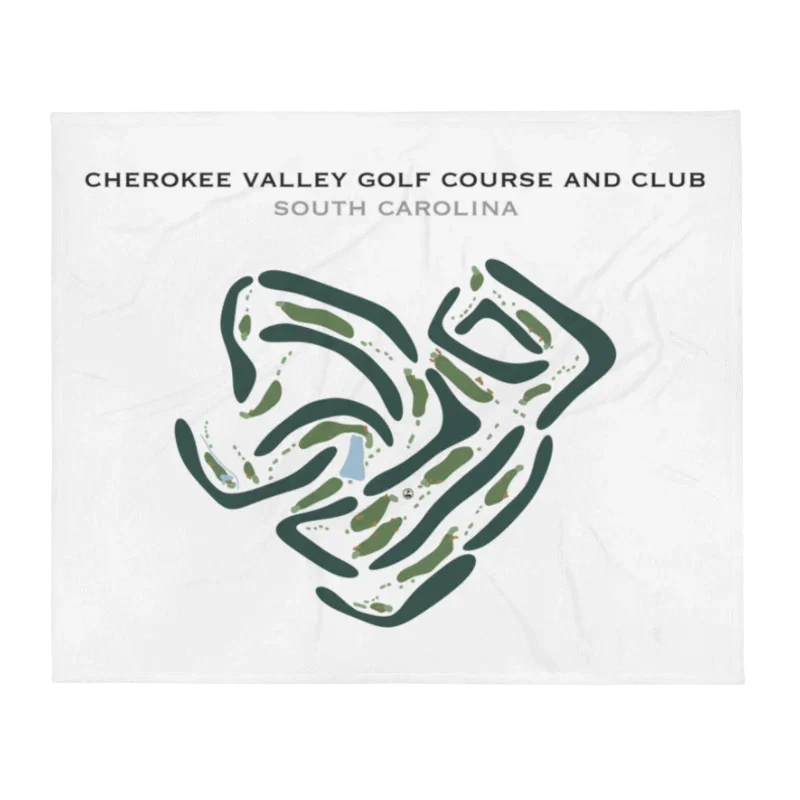 Cherokee Valley Golf Course and Club, South Carolina - Printed Golf Courses