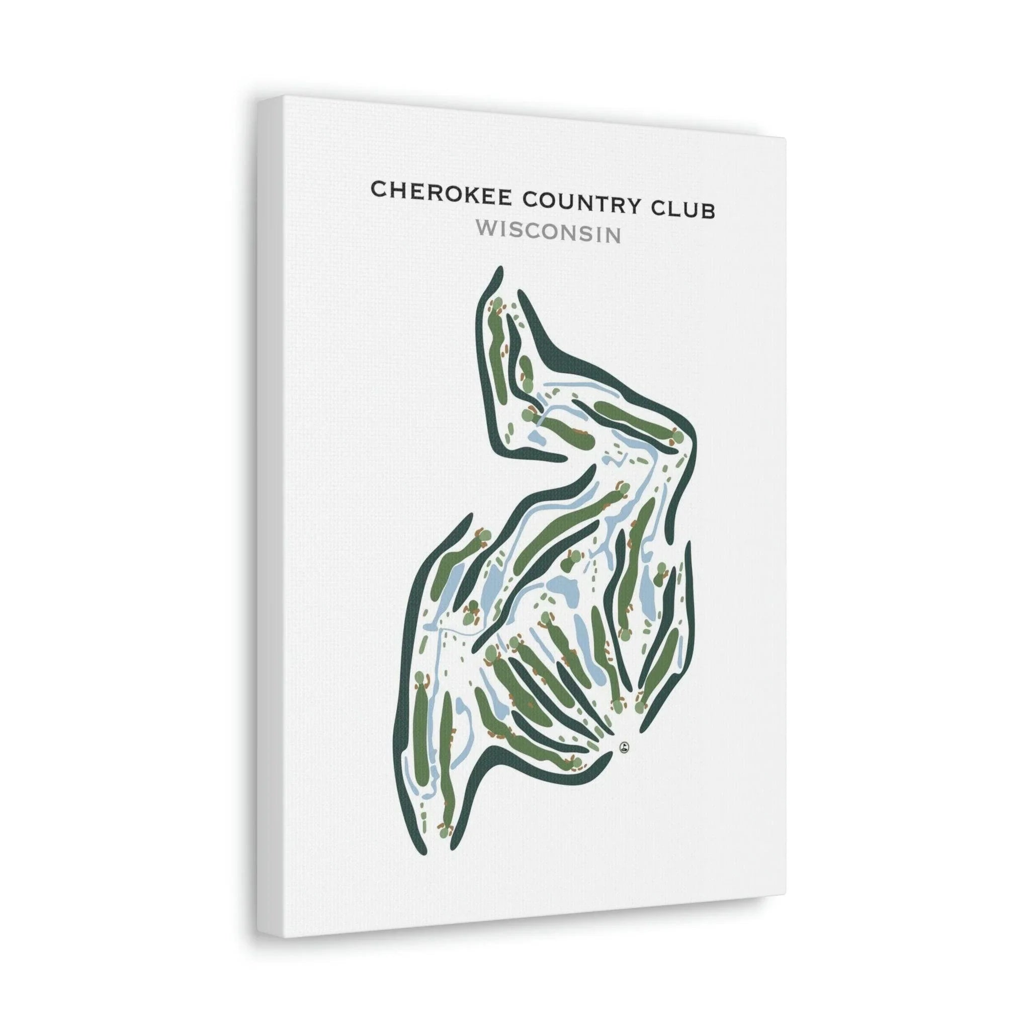 Cherokee Country Club, Wisconsin - Printed Golf Courses