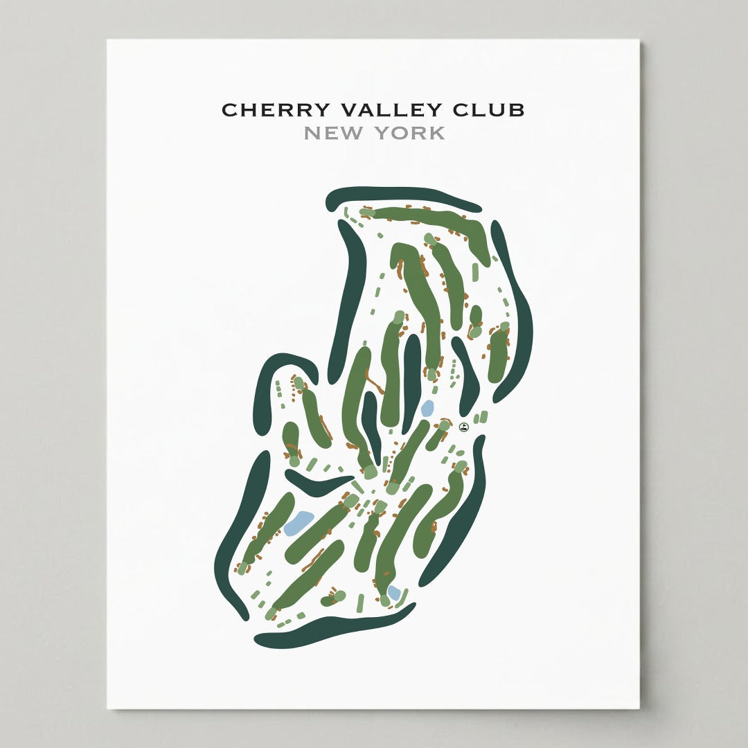 Cherry Valley Club, New York - Printed Golf Courses