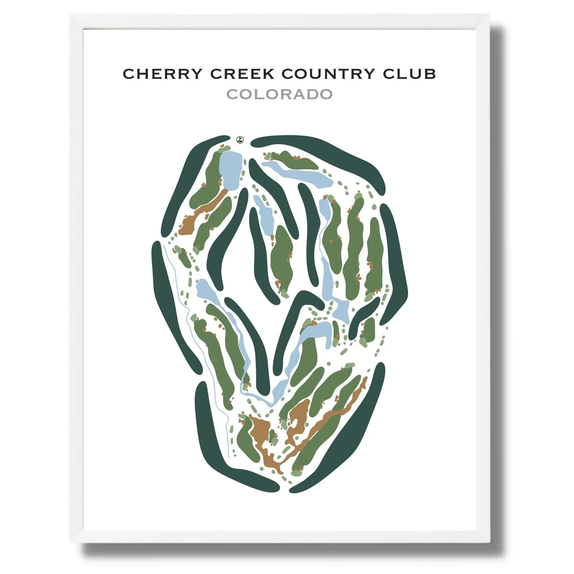 Cherry Creek Country Club, Colorado - Printed Golf Courses