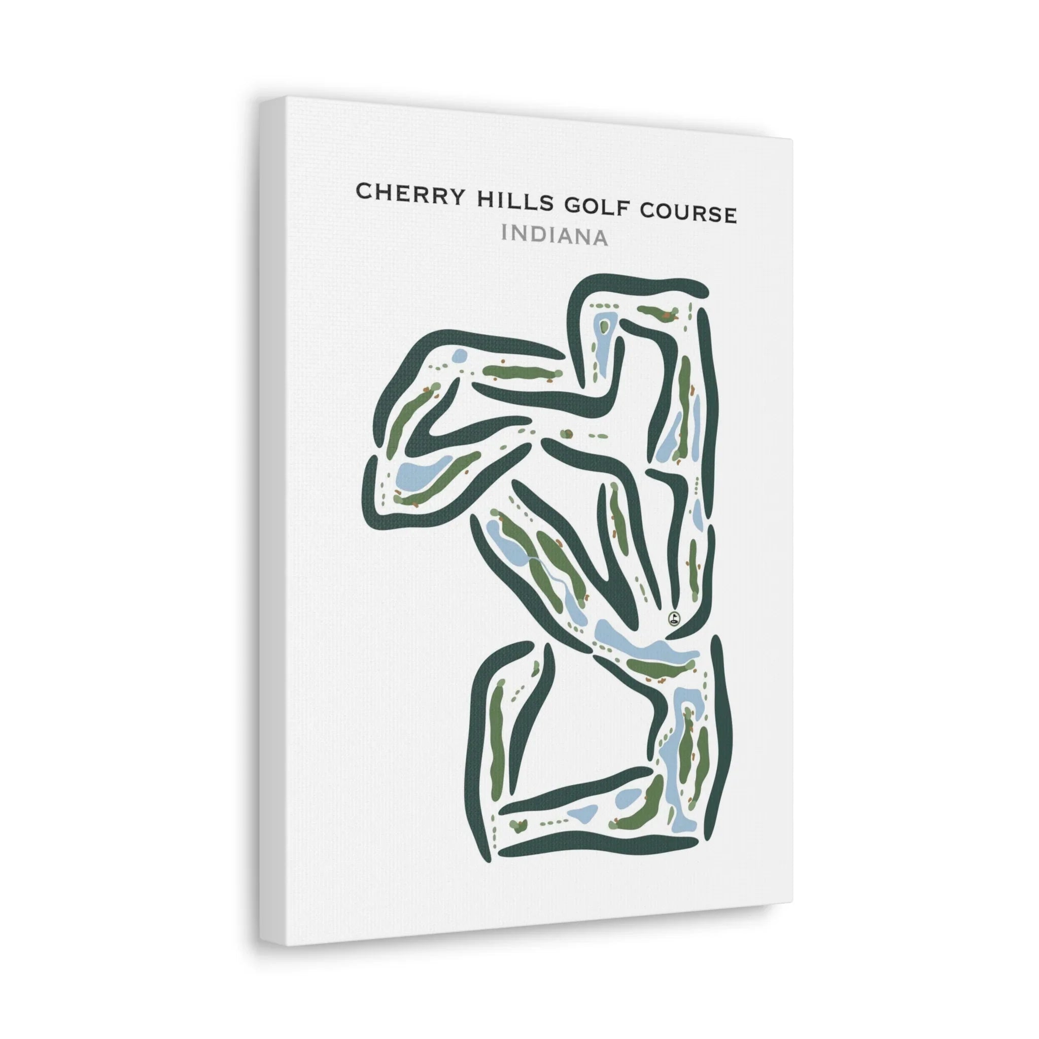 Cherry Hills Golf Course, Indiana - Printed Golf Courses