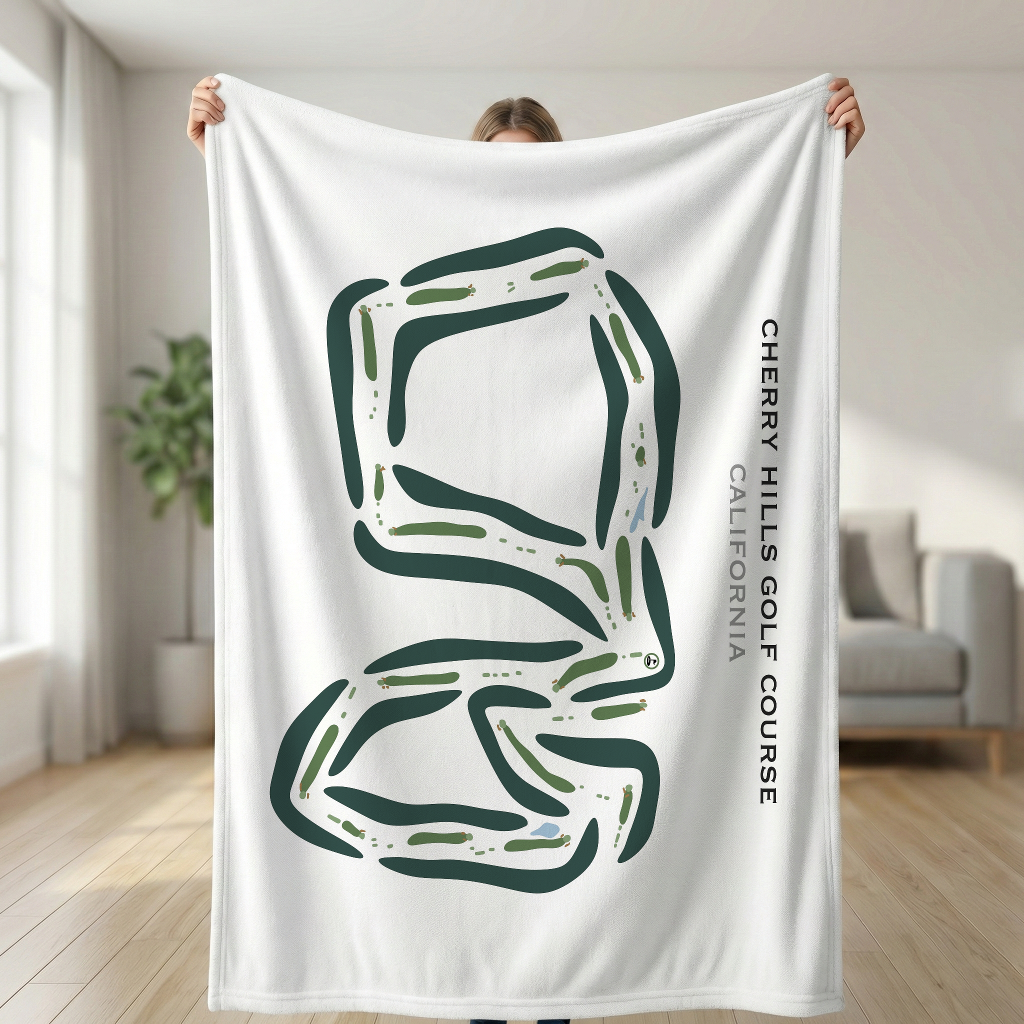 Cherry Hills Golf Course, California - Printed Golf Courses