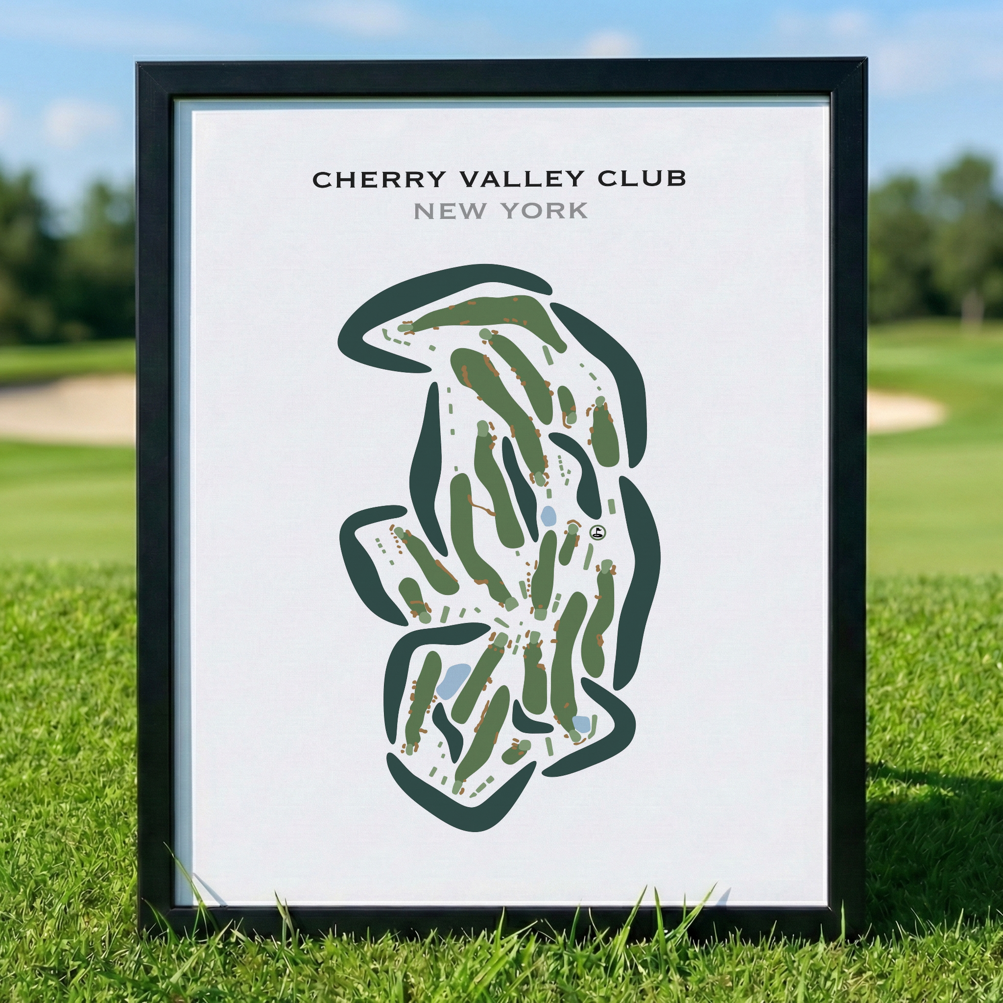 Cherry Valley Club, New York - Printed Golf Course