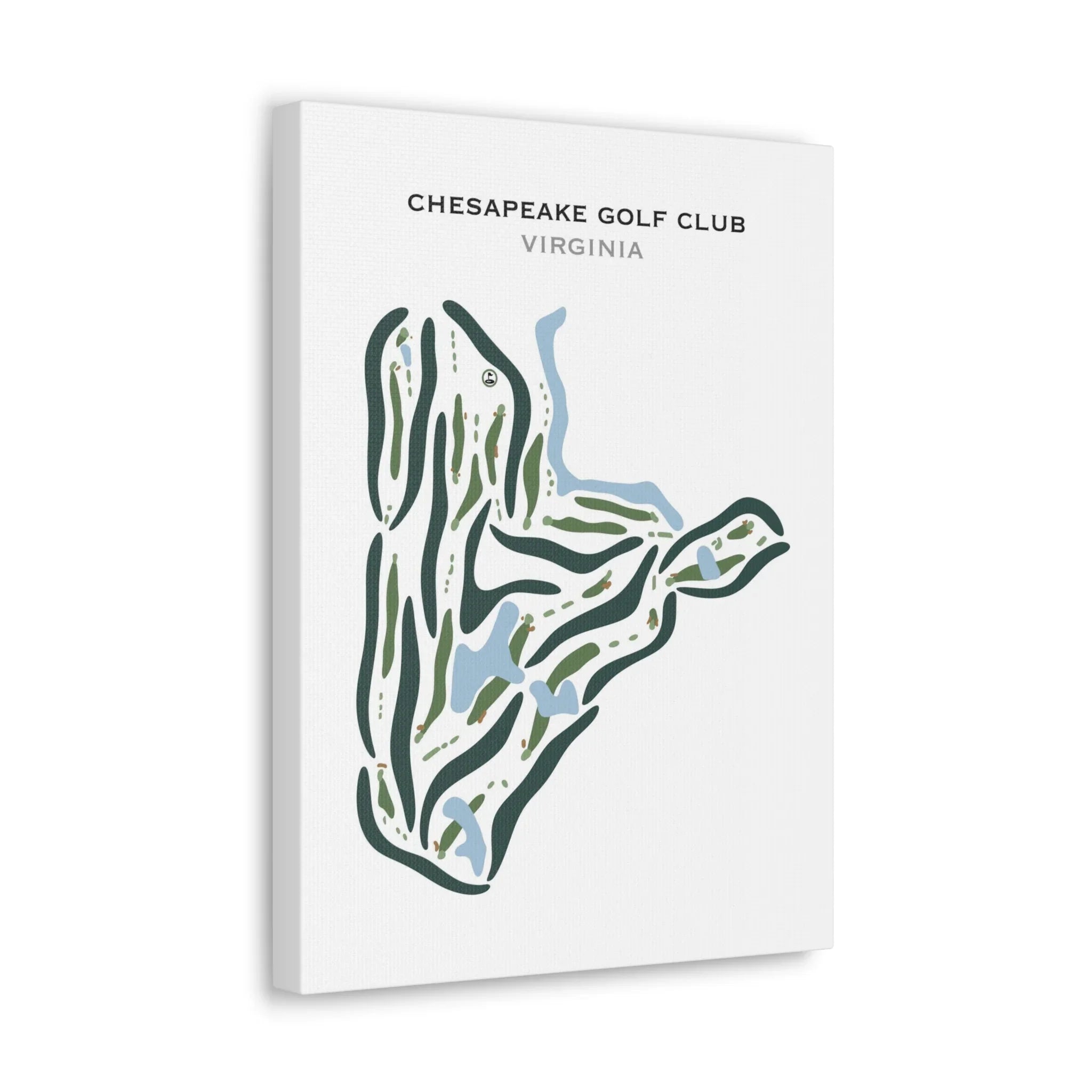 Chesapeake Golf Club, Virginia - Printed Golf Courses