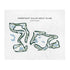 Chestnut Hills Golf Club, Indiana - Printed Golf Courses