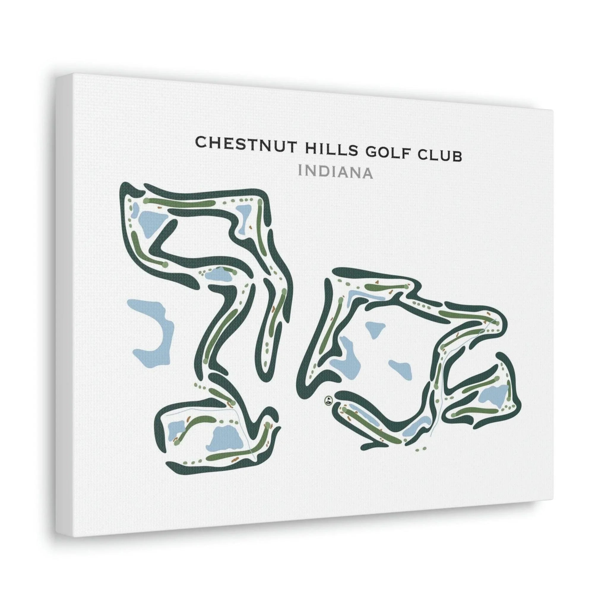Chestnut Hills Golf Club, Indiana - Printed Golf Courses
