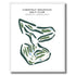 Chestnut Mountain Golf Club, North Carolina - Printed Golf Course