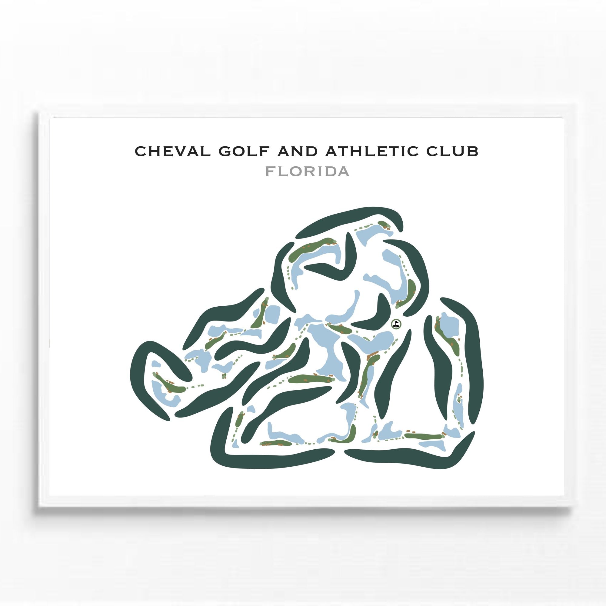 Cheval Golf & Athletic Club, Florida - Printed Golf Courses