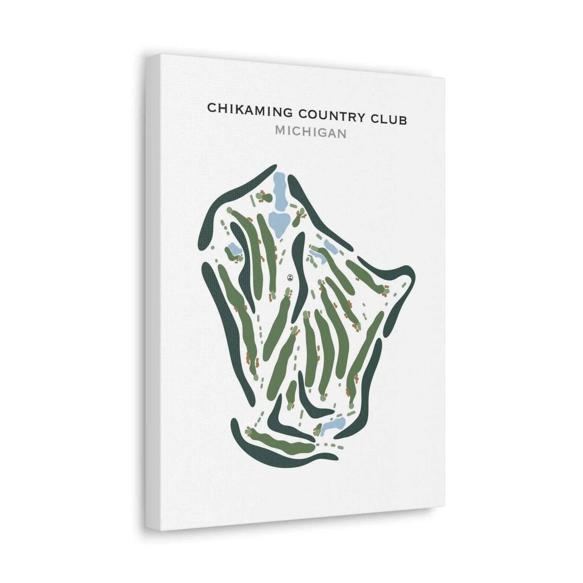 Chikaming Country Club, Michigan - Printed Golf Course