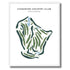 Chikaming Country Club, Michigan - Printed Golf Course