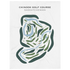 Chinook Golf Course, Saskatchewan, Canada - Printed Golf Courses