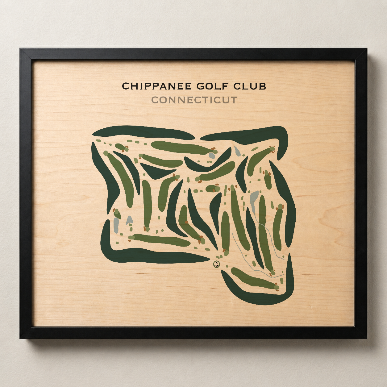 Chippanee Golf Club, Connecticut - Printed Golf Courses