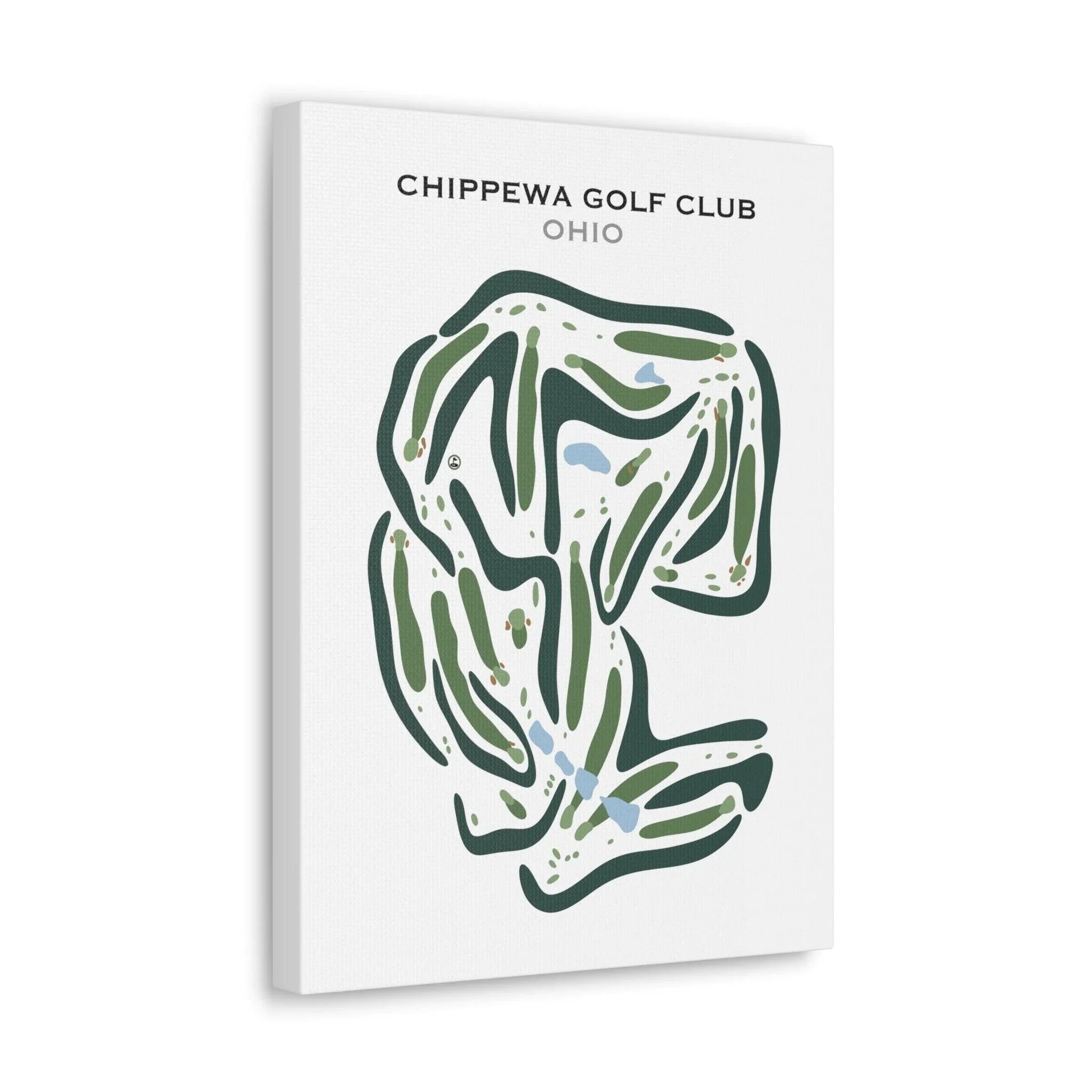 Chippewa Golf Club, Ohio - Printed Golf Courses