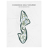 Chomonix Golf Course, Minnesota - Printed Golf Courses